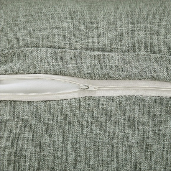 Farmhouse Mid Century Modern Bohemian Decorative Olive Green Pillow Case Cover - Picture 4 of 15